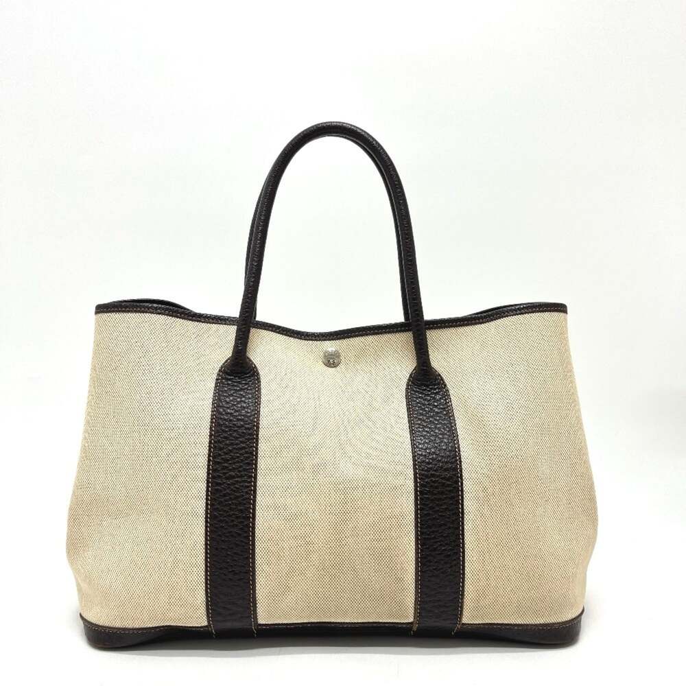 Hermes Garden Party Tote Toile And #266876H19B